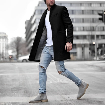 Carson | Men's Slim-Fit Wool Overcoat