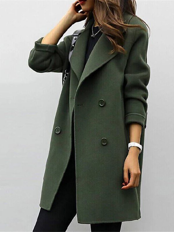 Christy | Women's Double-Breasted Mid-Length Winter Coat