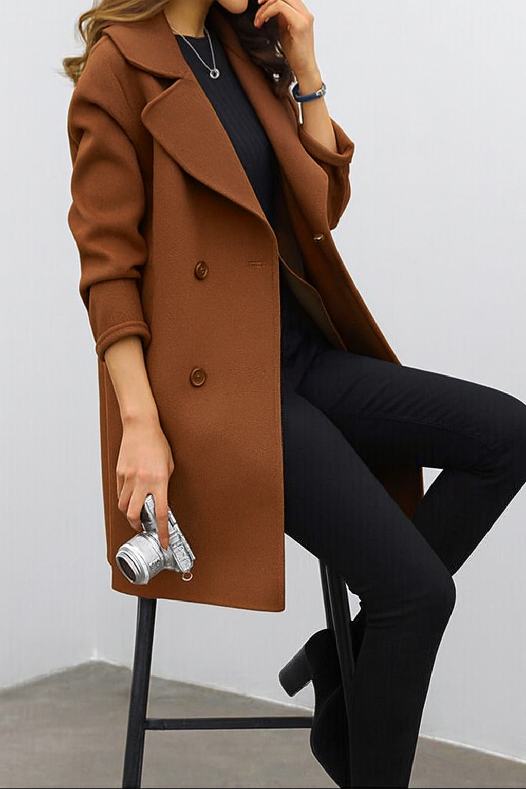 Christy | Women's Double-Breasted Mid-Length Winter Coat