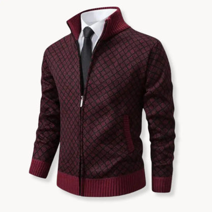Dale | Men's Full-Zip Stand Collar Knit Jacket