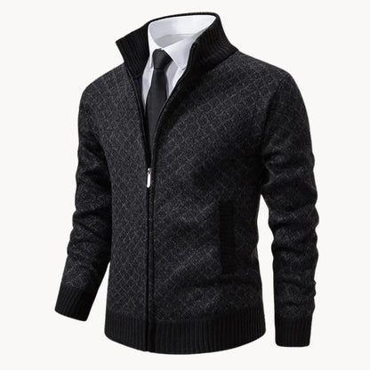 Dale | Men's Full-Zip Stand Collar Knit Jacket