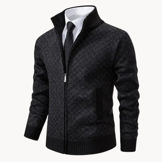 Dale | Men's Full-Zip Stand Collar Knit Jacket
