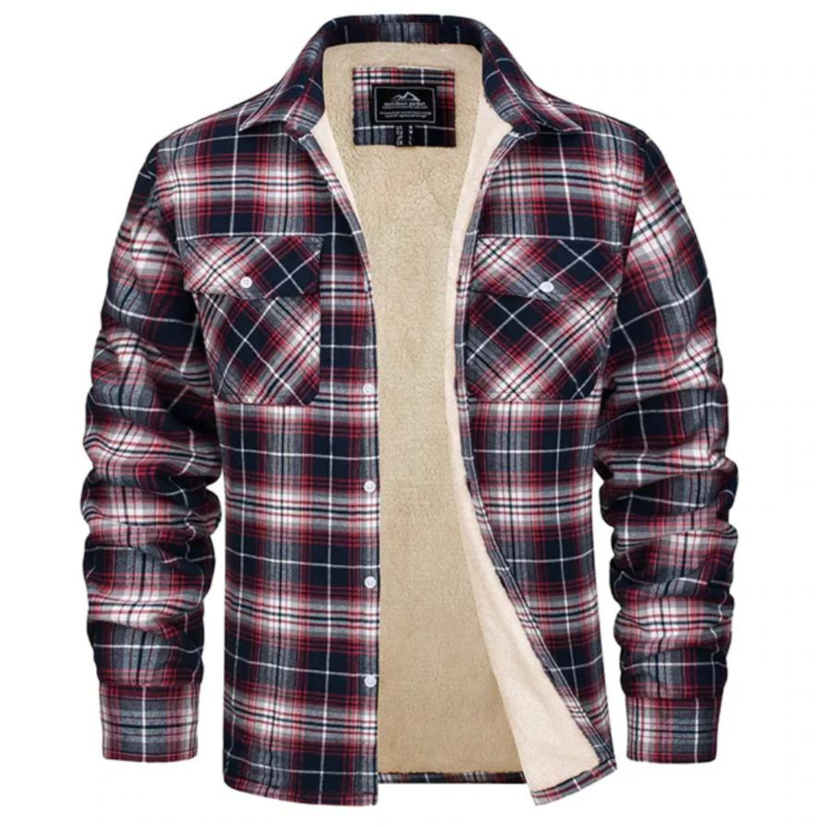 Dawson | Men's Sherpa Lined Plaid Shirt Jacket
