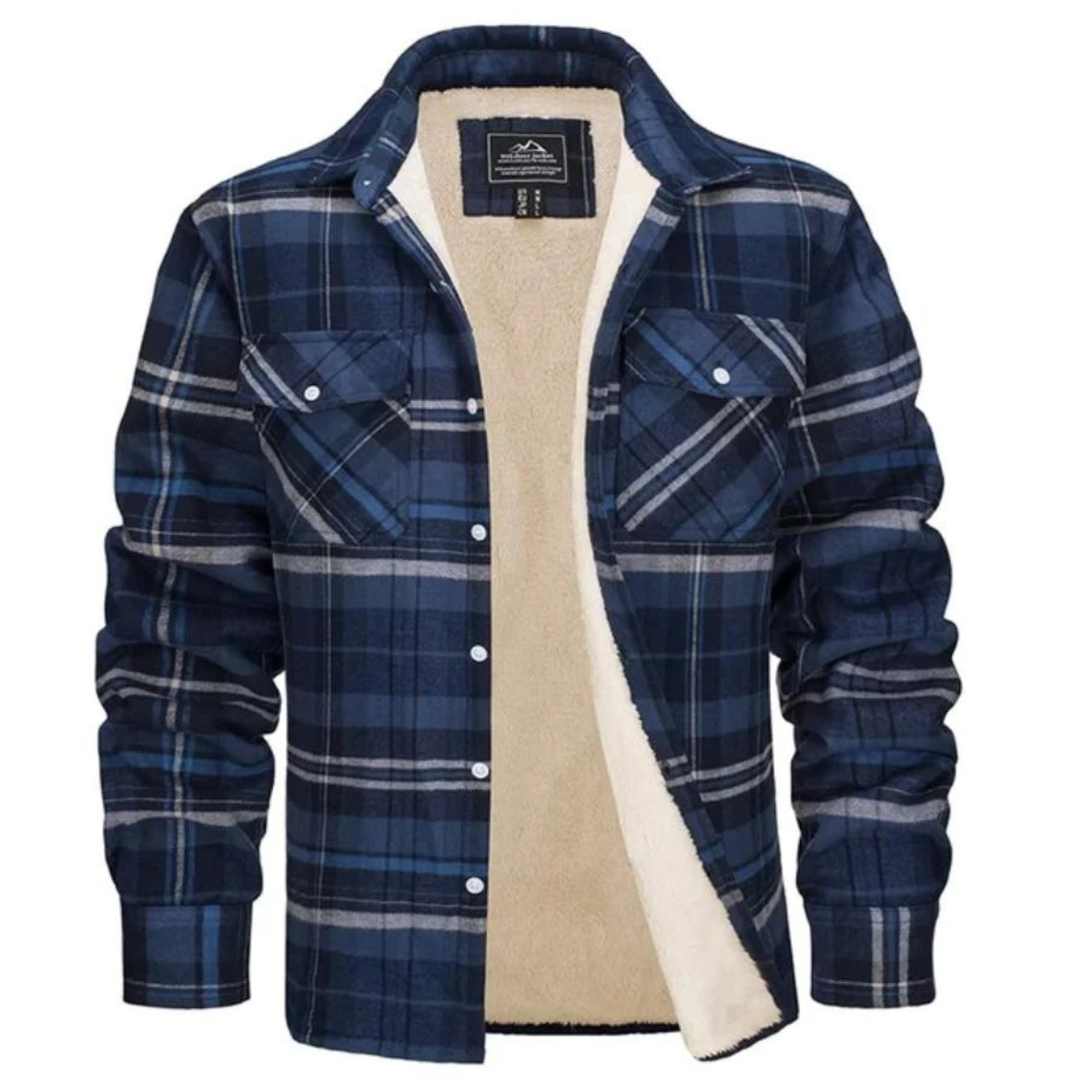 Dawson | Men's Sherpa Lined Plaid Shirt Jacket