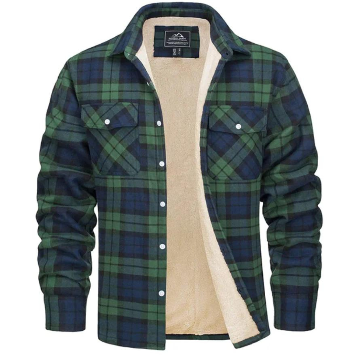 Dawson | Men's Sherpa Lined Plaid Shirt Jacket