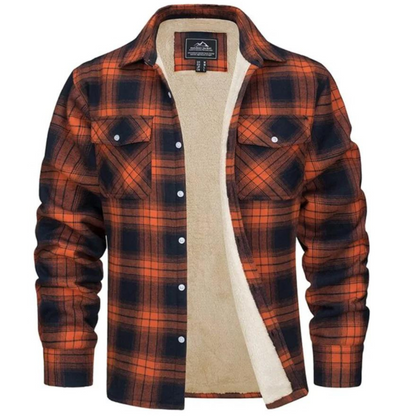 Dawson | Men's Sherpa Lined Plaid Shirt Jacket