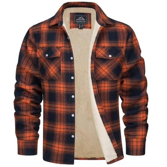 Dawson | Men's Sherpa Lined Plaid Shirt Jacket
