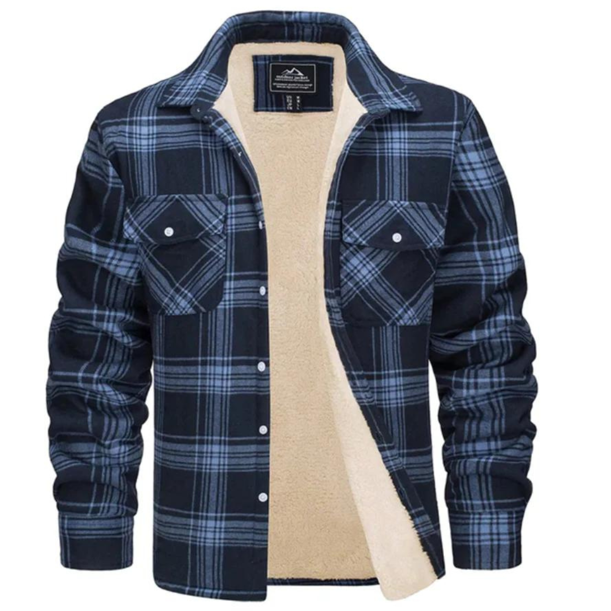 Dawson | Men's Sherpa Lined Plaid Shirt Jacket