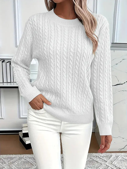 Dianna | Women's Long Sleeve Cable Knit Jumper