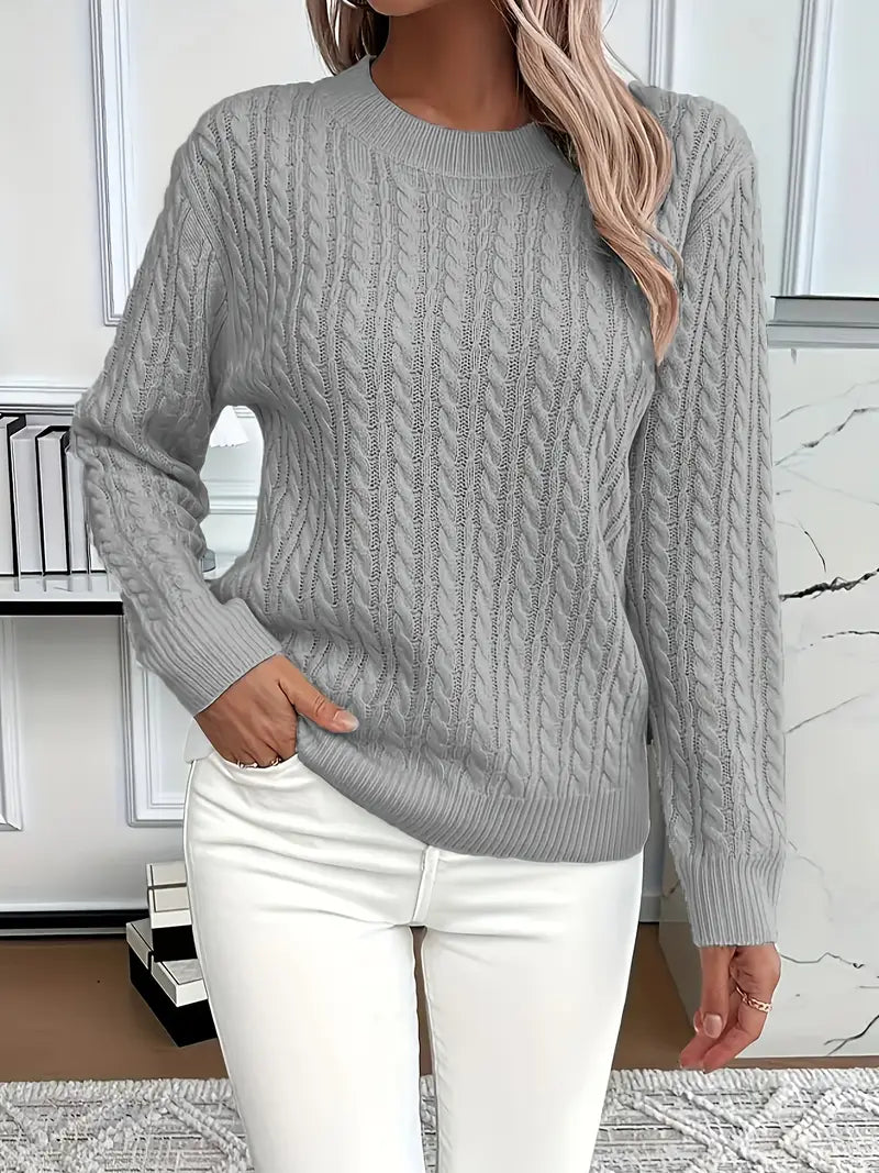 Dianna | Women's Long Sleeve Cable Knit Jumper
