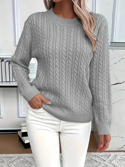 Dianna | Women's Long Sleeve Cable Knit Jumper