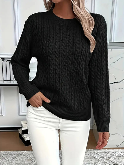 Dianna | Women's Long Sleeve Cable Knit Jumper