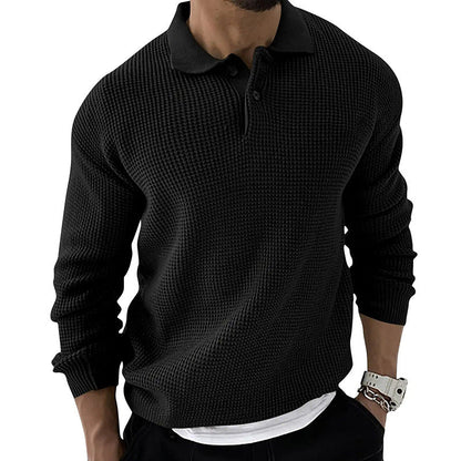 Geoffrey | Men's Button-Down Polo Jumper