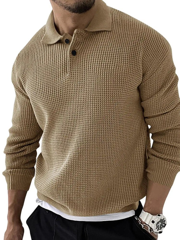 Geoffrey | Men's Button-Down Polo Jumper