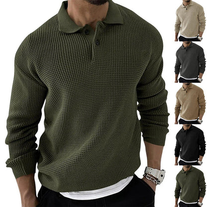 Geoffrey | Men's Button-Down Polo Jumper