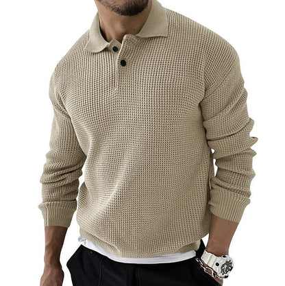 Geoffrey | Men's Button-Down Polo Jumper