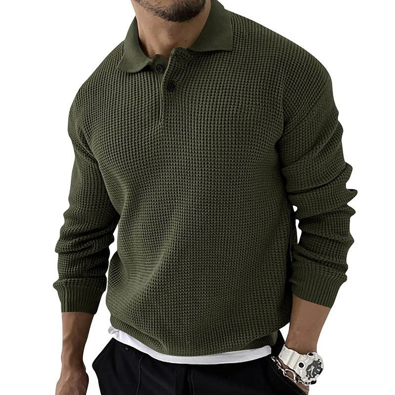 Geoffrey | Men's Button-Down Polo Jumper