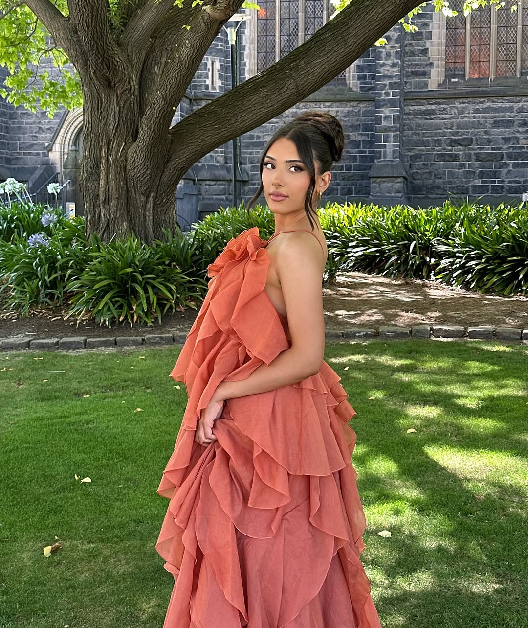 Bel | Elegant Tiered Ruffle Sleeveless Summer Maxi Dress