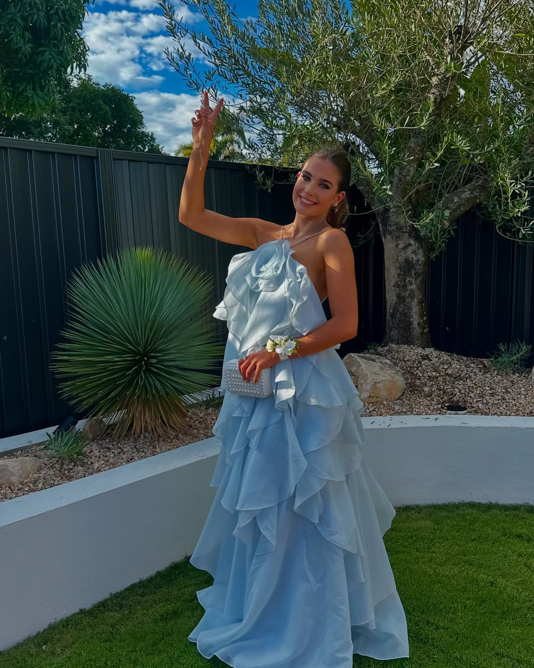 Bel | Elegant Tiered Ruffle Sleeveless Summer Maxi Dress