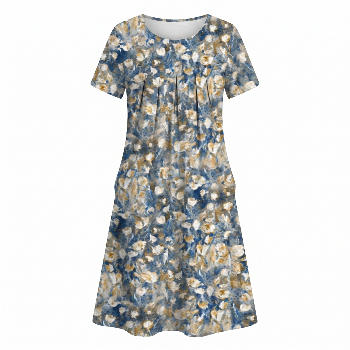 Fleur | Floral Print Summer Vacation Midi Sundress
