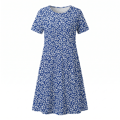 Fleur | Floral Print Summer Vacation Midi Sundress