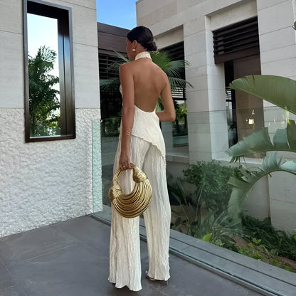 Briar | Pleated Summer Vacation Matching Two-Piece Set