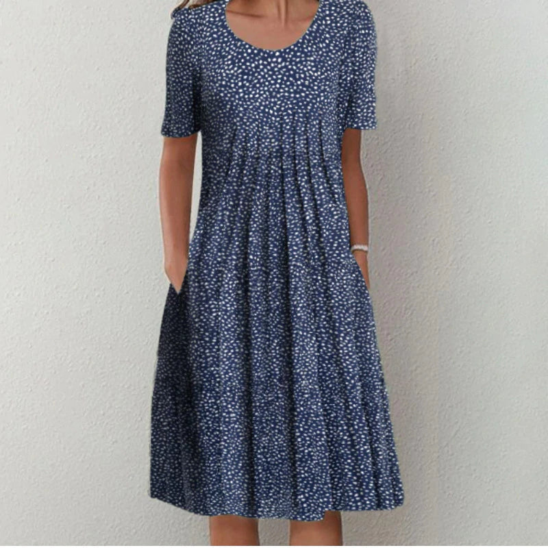 Fleur | Floral Print Summer Vacation Midi Sundress