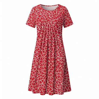 Fleur | Floral Print Summer Vacation Midi Sundress