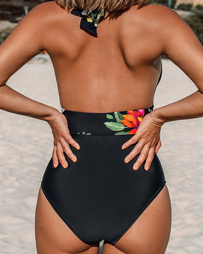 Auby | Floral One Piece Beach Swimsuit