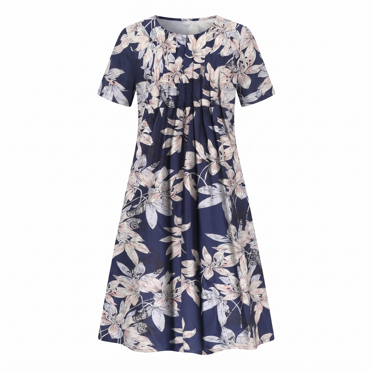 Fleur | Floral Print Summer Vacation Midi Sundress