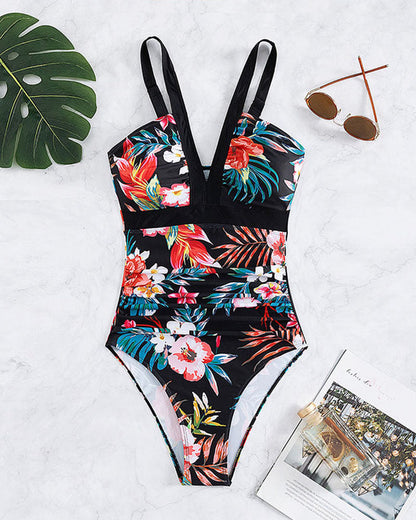 Iya | Floral Elegant One Piece Swimsuit