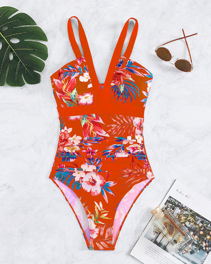 Iya | Floral Elegant One Piece Swimsuit