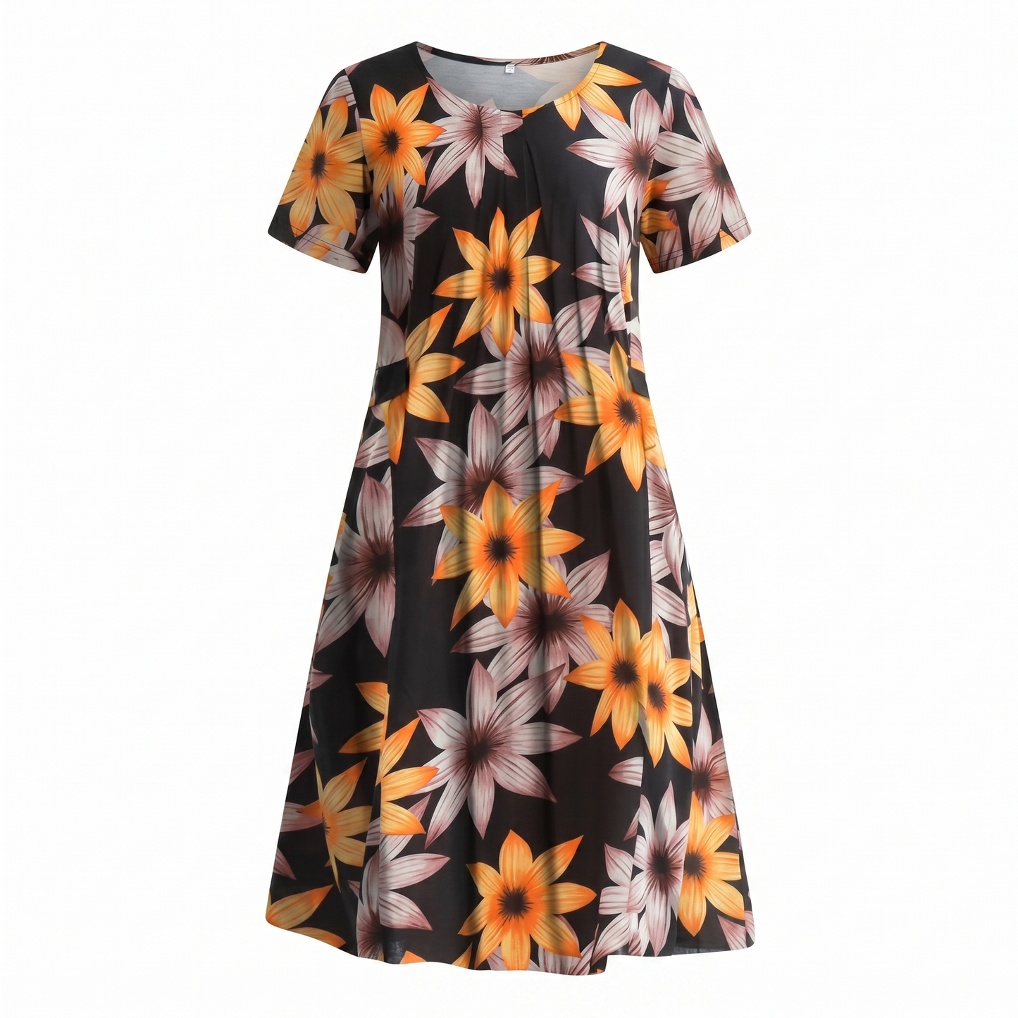 Fleur | Floral Print Summer Vacation Midi Sundress