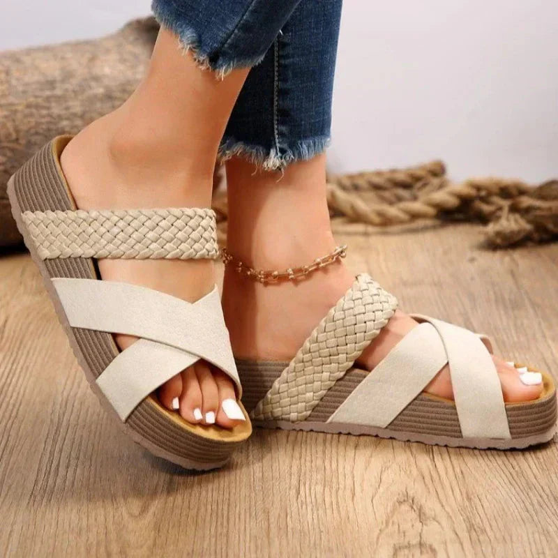 Carmen | Cushioned Adjustable Strappy Comfort Sandals
