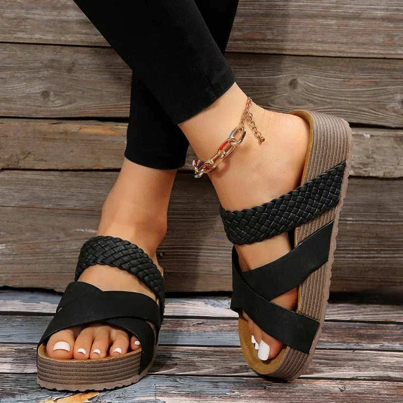 Carmen | Cushioned Adjustable Strappy Comfort Sandals