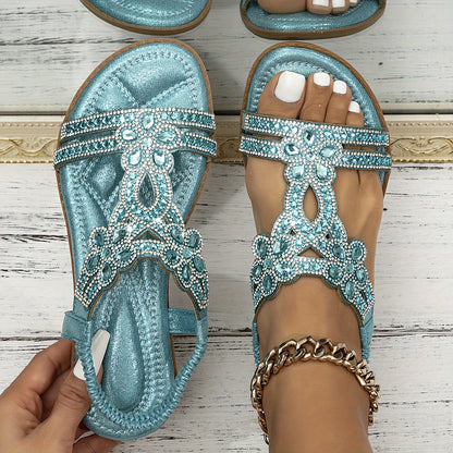 Boho Adjustable Comfort Beach Flat Sandals