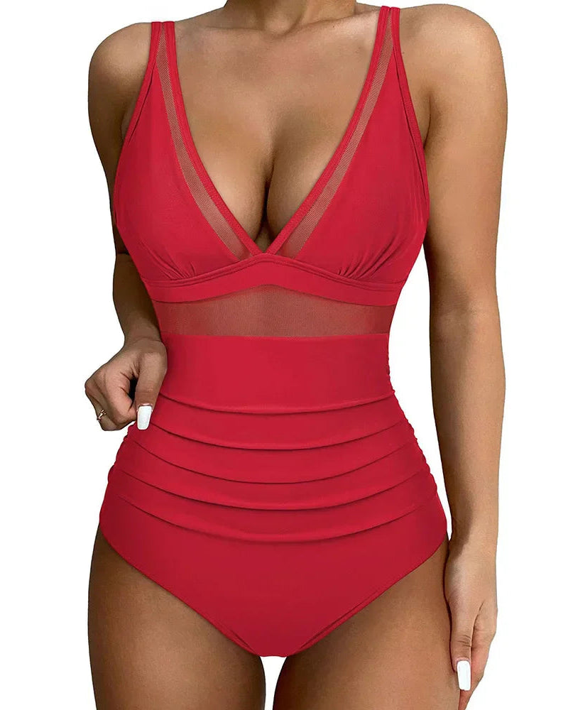 Avery | Stylish Printed One Piece Swimsuit