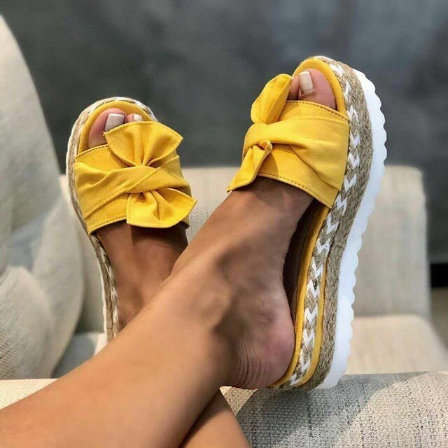 Nia | Comfort Strappy Woven Wedge Sandals