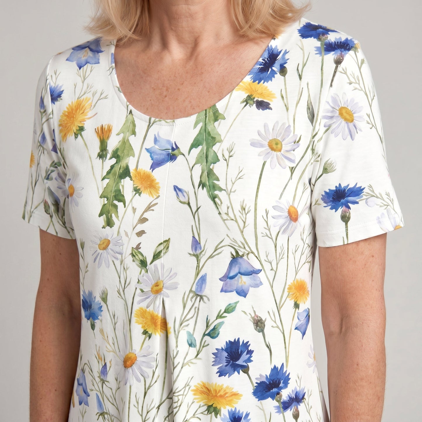 Fleur | Floral Print Summer Vacation Midi Sundress