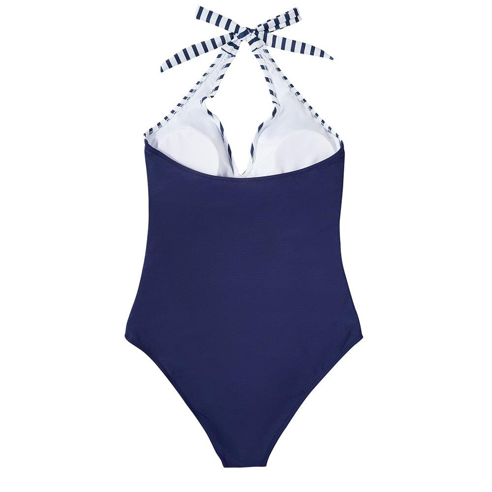 Zoe | Backless Push-Up One Piece Swimsuit
