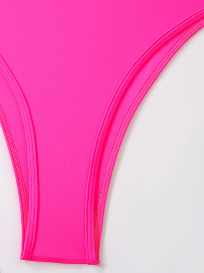 Nova | Deep V Brazilian High Cut One Piece Swimsuit