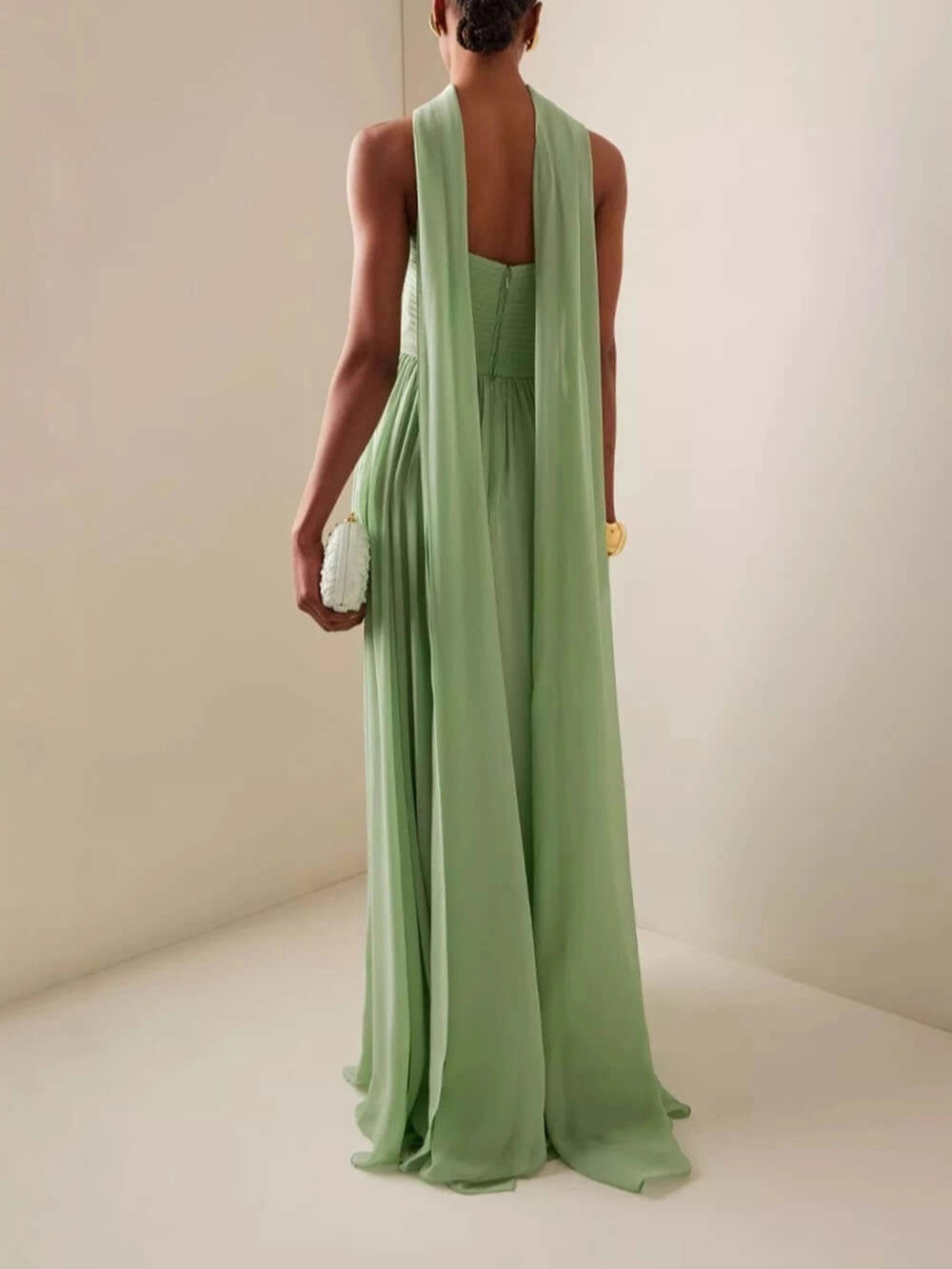 Milly | Elegant Strapless Summer Wedding Guest Maxi Dress