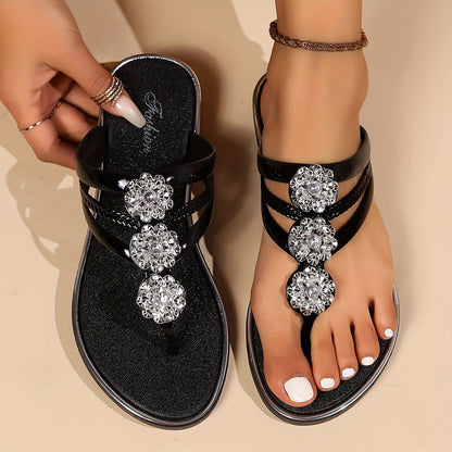 Glam Embellished Strappy Heeled Sandals
