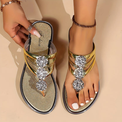 Glam Embellished Strappy Heeled Sandals