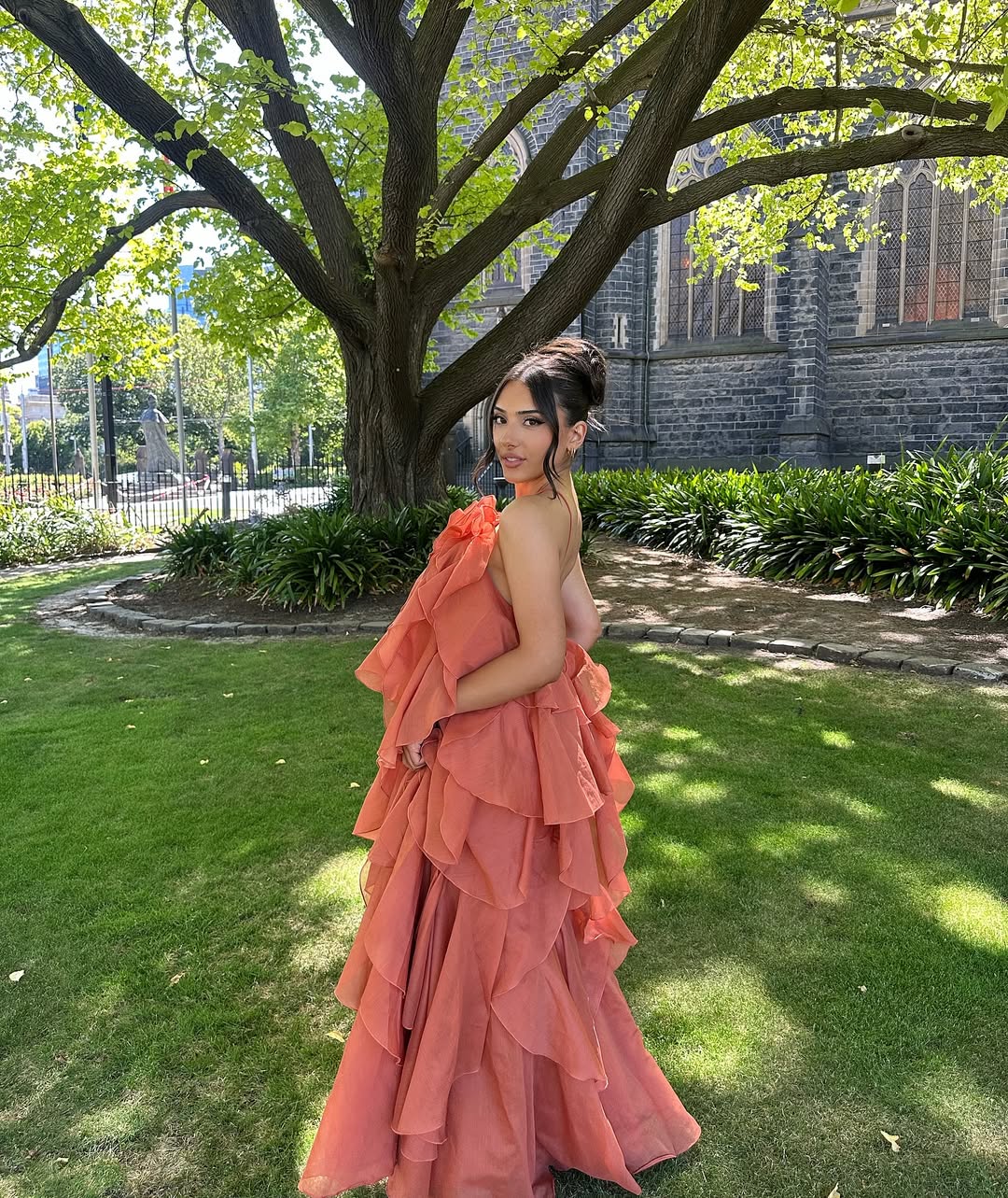 Bel | Elegant Tiered Ruffle Sleeveless Summer Maxi Dress