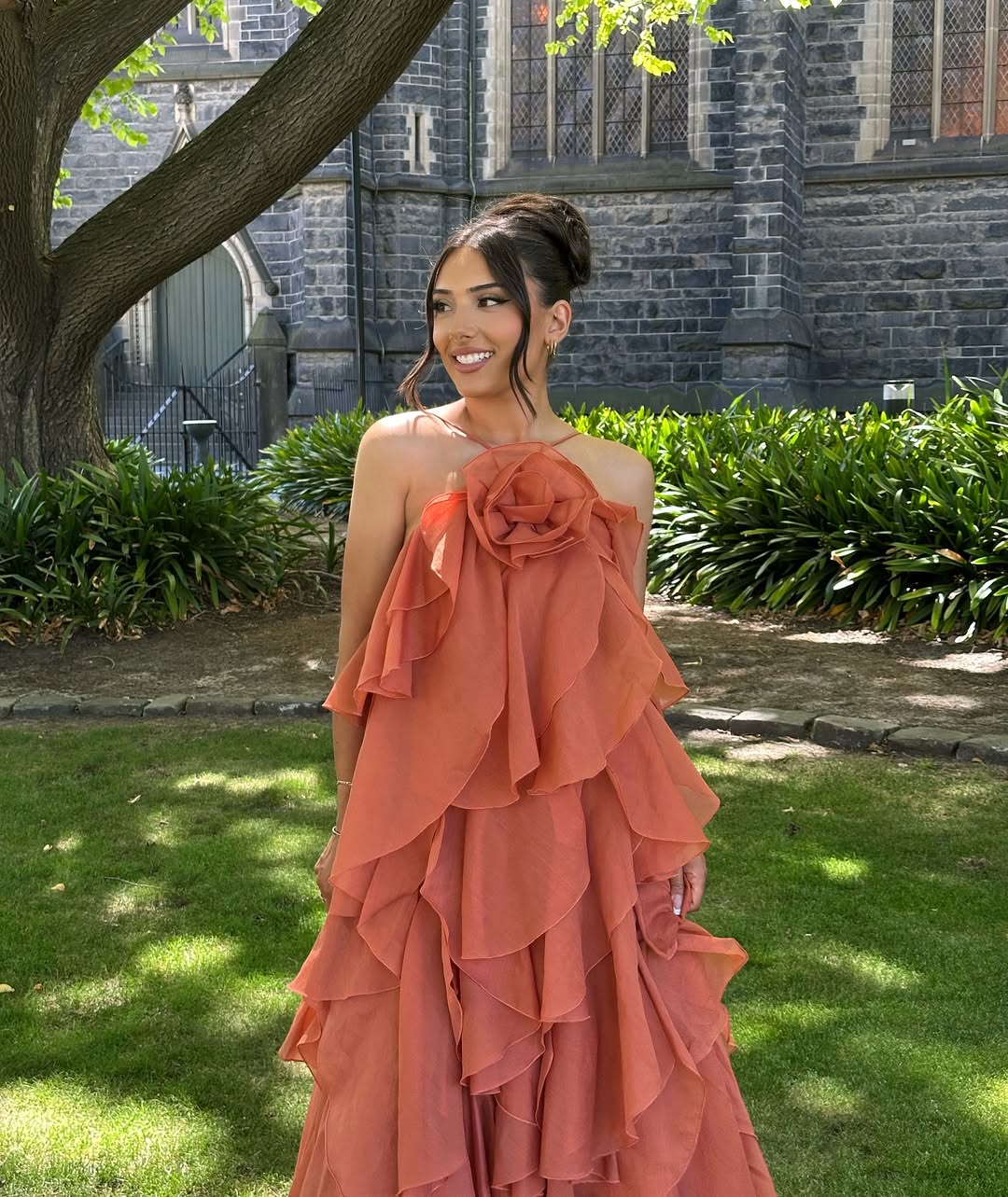 Bel | Elegant Tiered Ruffle Sleeveless Summer Maxi Dress