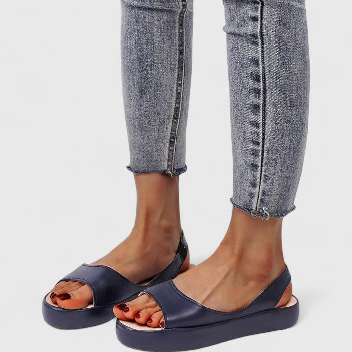 Gloria | Chunky Platform Cushioned Comfort Sling-Back Sandals