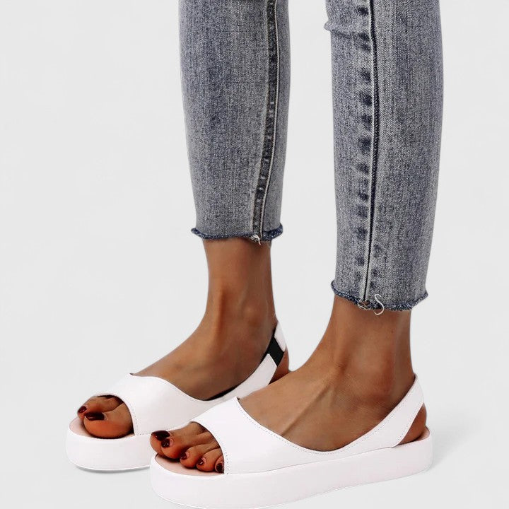 Gloria | Chunky Platform Cushioned Comfort Sling-Back Sandals