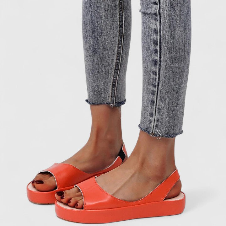 Gloria | Chunky Platform Cushioned Comfort Sling-Back Sandals