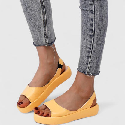 Gloria | Chunky Platform Cushioned Comfort Sling-Back Sandals
